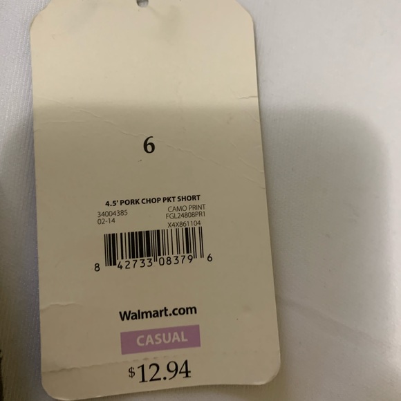 Walmart Camouflage Cotton Shorts - Picture 4 of 6